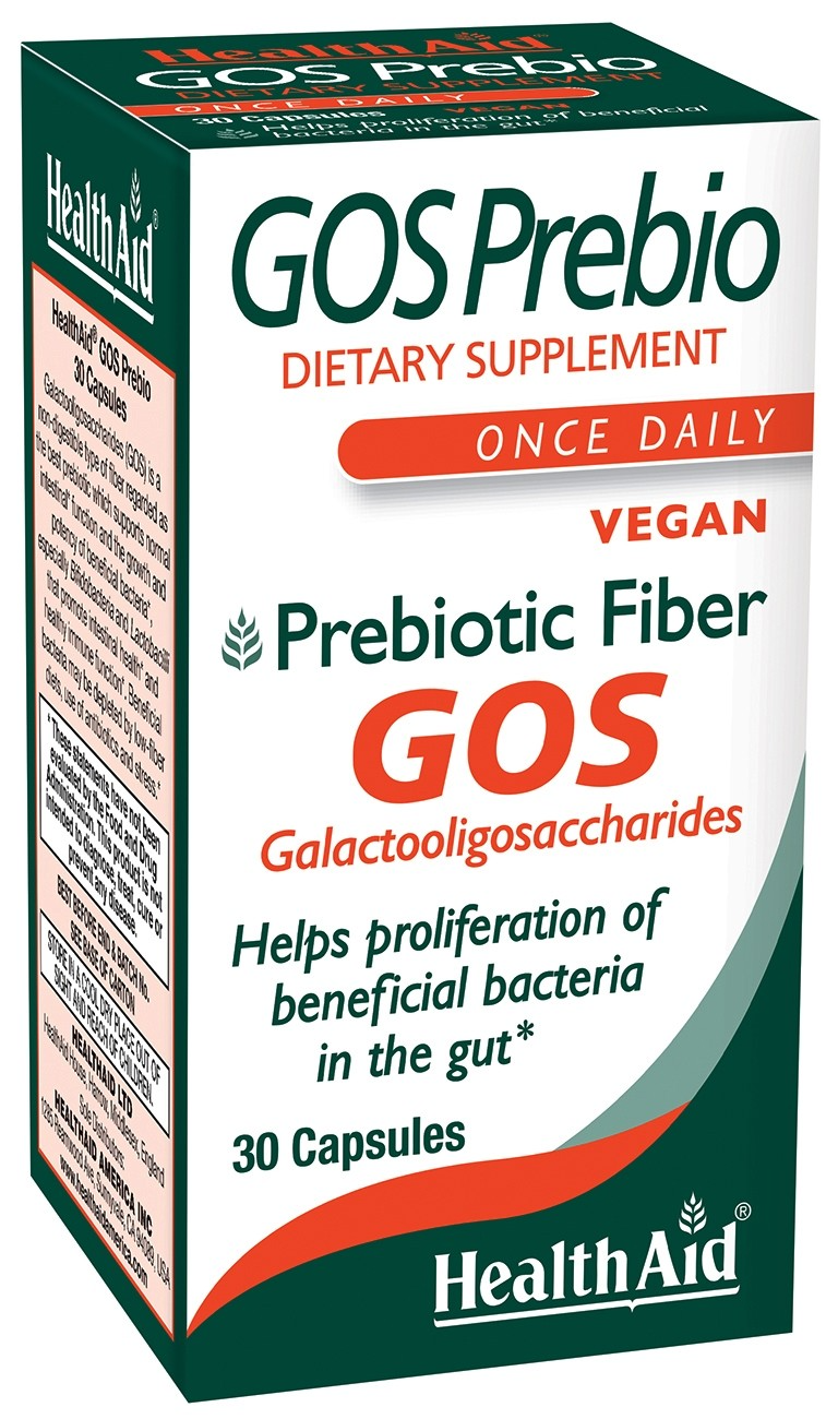 GOS 500mg Prebiotic - HealthAid - 30 capsules