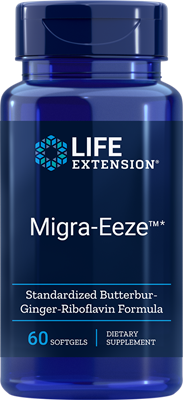A bottle of Life Extension Migra-Eeze™