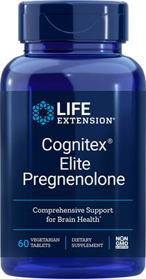 A bottle of Life Extension Cognitex® Elite Pregnenolone
