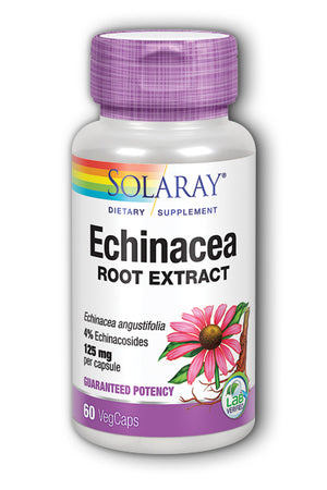 Echinacea Angustifolia Root Extract - Solaray - 60 vegetarian capsules