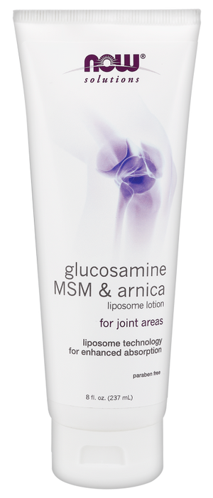 Glucosamine, MSM & Arnica Liposome Lotion - Now Foods - 8 fl oz