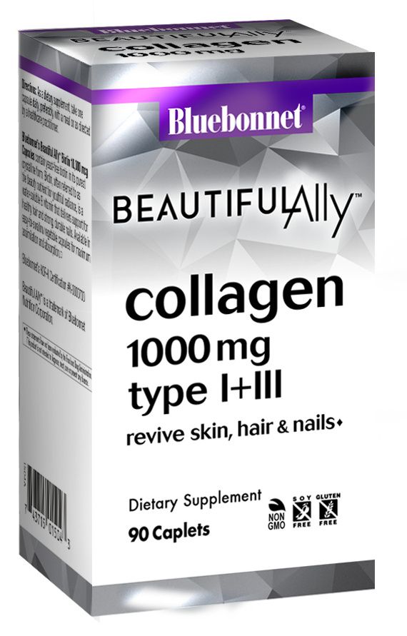 A package for Bluebonnet BEAUTIFUL ALLY® COLLAGEN 1000 MG CAPLETS