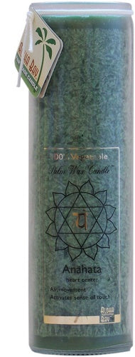Candle Chakra Energy Jar Healing Green