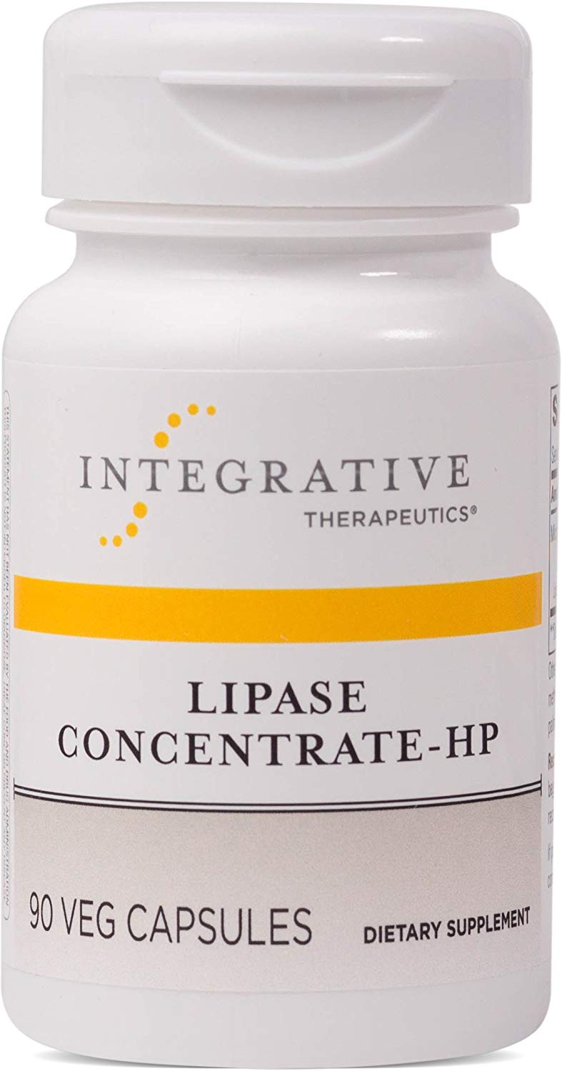 A bottle of Integrative Therapeutics Lipase Concentrate-HP
