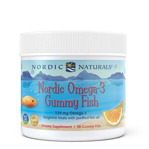 Nordic Omega-3 Gummy Fish tangerine - Nordic Naturals - 30 gummy fish