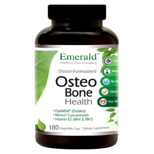A bottle of Emerald Osteo Bone Health