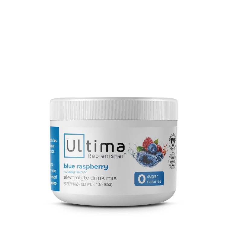 A package of Ultima Replenisher - Blue Raspberry