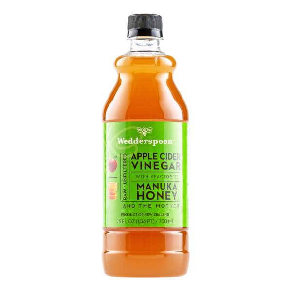 Apple Cider Vinegar with Manuka Honey - Wedderspoon - 25 fl oz (750 ml)