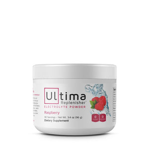 A jar of Ultima Replenisher - Raspberry