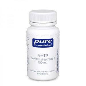 A white pill bottle with a white and blue label that reads Pure