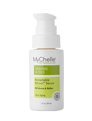 A bottle of MyChelle Remarkable Retinal™ Serum