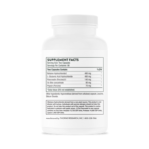 Supplement Facts for Thorne Bio-Gest®