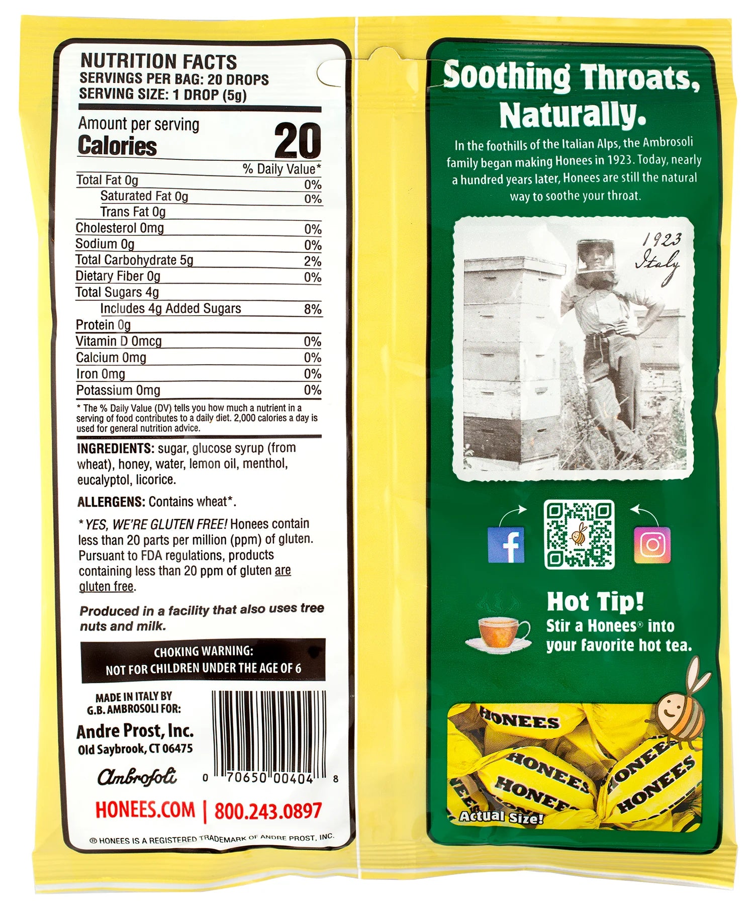 Honees Honey Lemon Drops