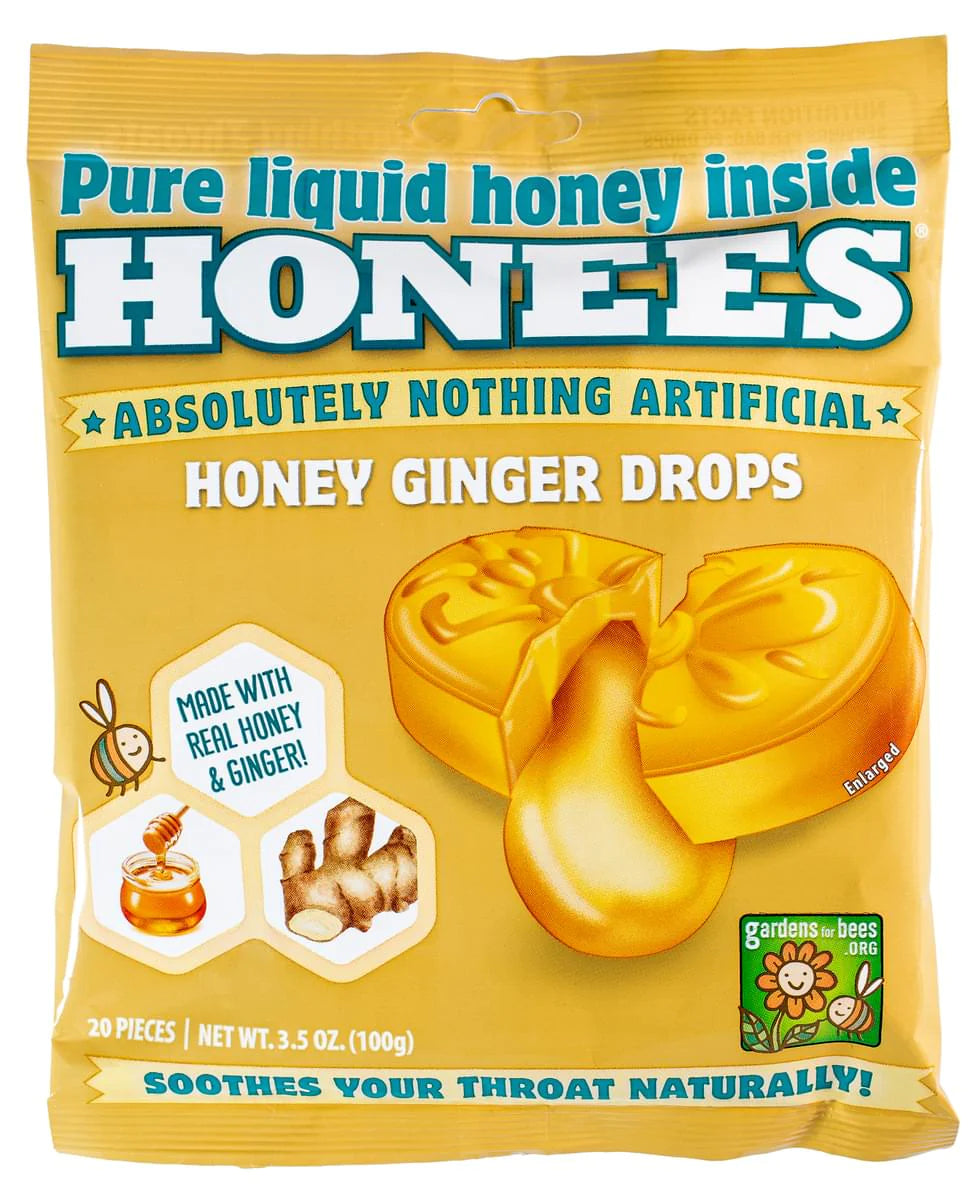 Honees Honey Ginger Drops