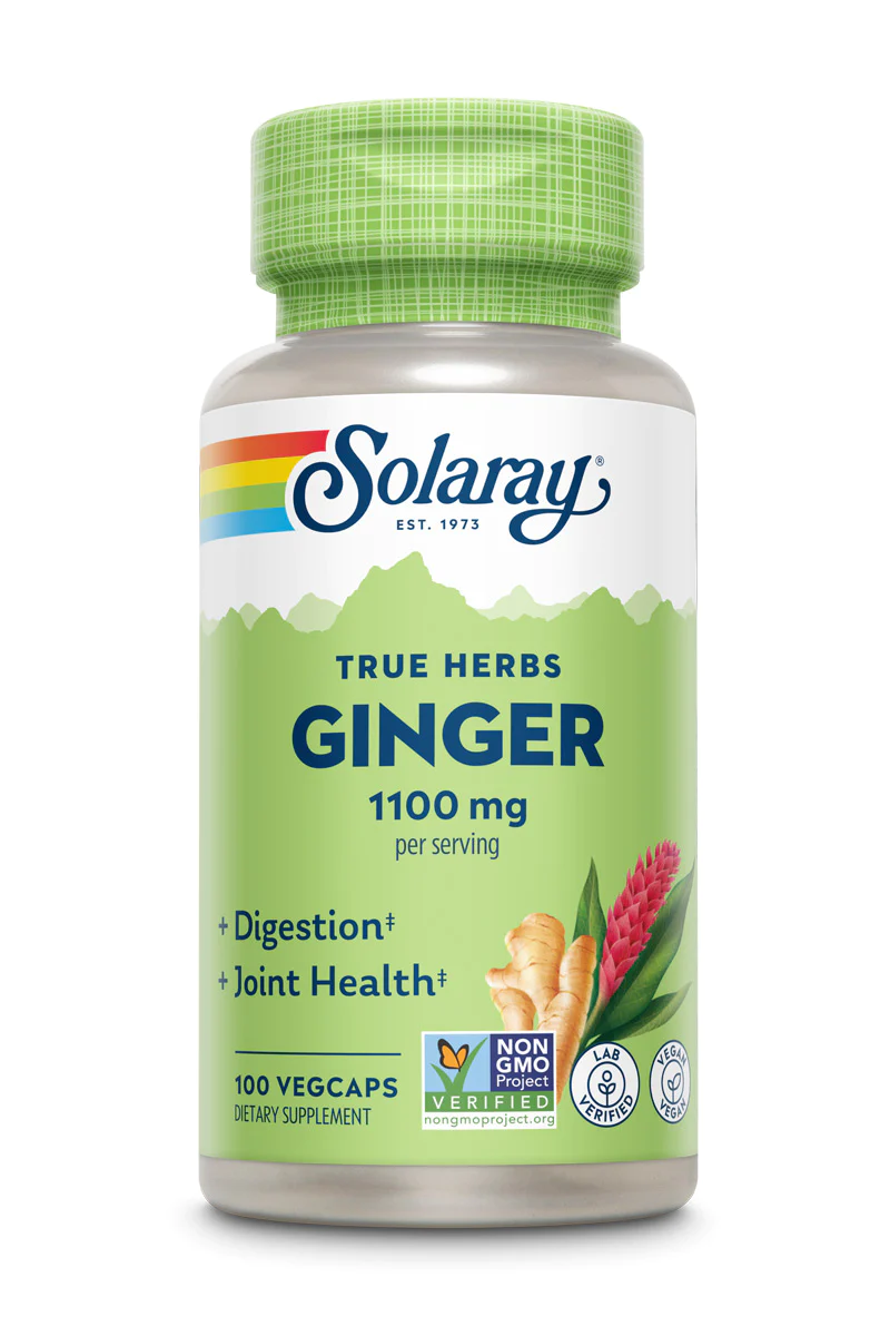 Ginger Root 1100mg - Solaray - 100 capsules