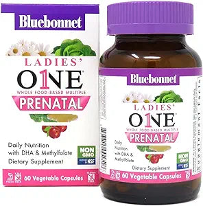Ladies' One Prenatal- 60 capsules- Bluebonnet
