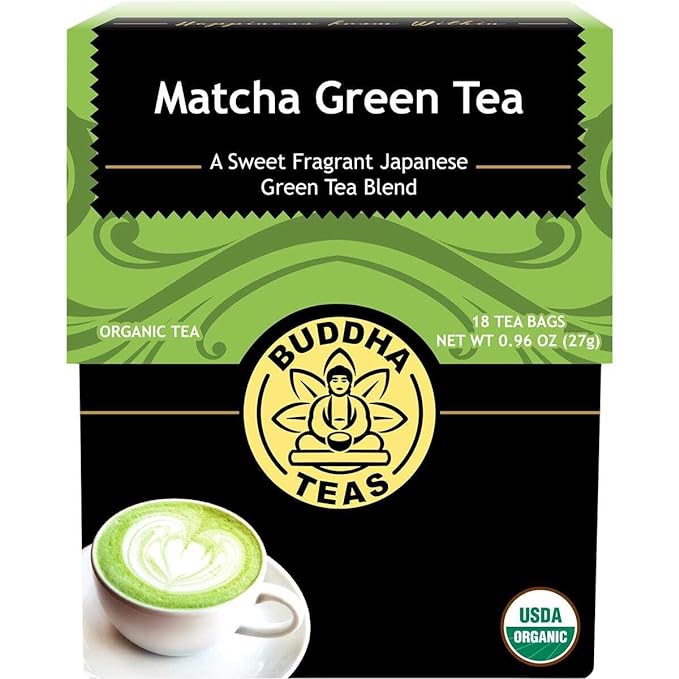 Matcha Green Tea- Buddha Tea- 18 tea bags