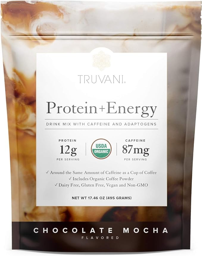 Chocolate Mocha Protein + Energy- Truvanni- 17.46oz