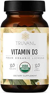 Vitamin D3 from Organic Lichens-Truvani- 30 tablets