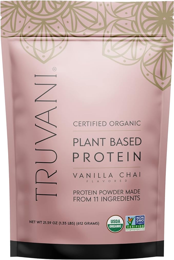 Vanilla Chai Plant Protein Powder-Truvani