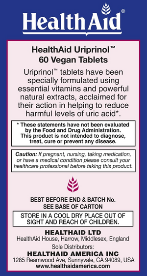 Uriprinol - HealthAid - 60 tablets