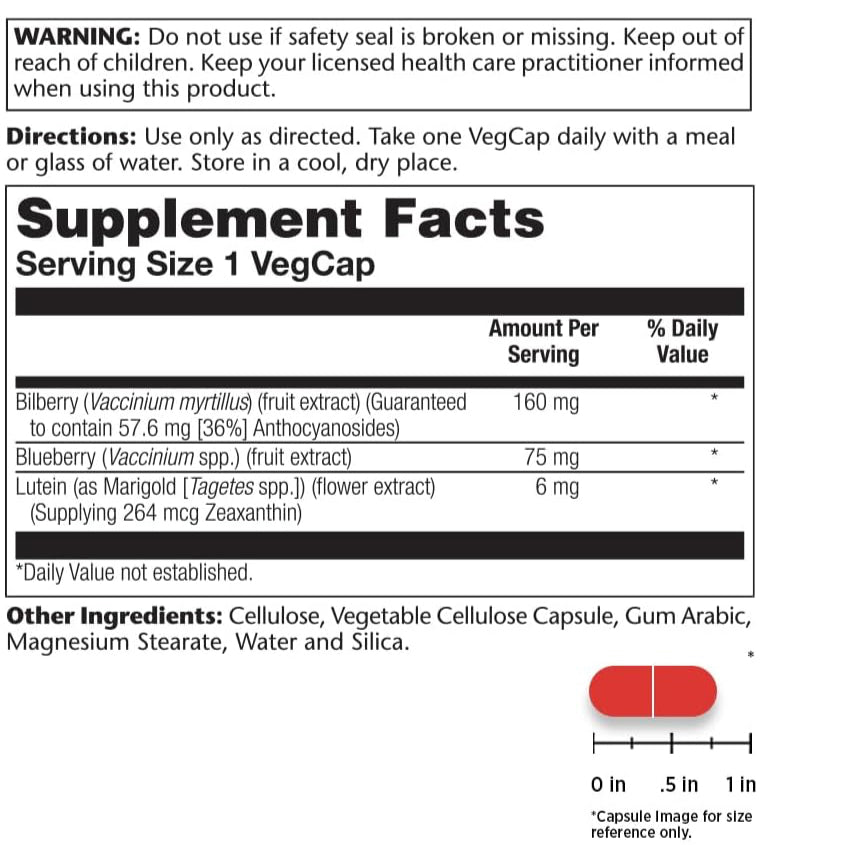 Bilberry & Lutein One Daily