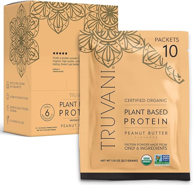 Peanut Butter Plant Protein Powder- Truvani