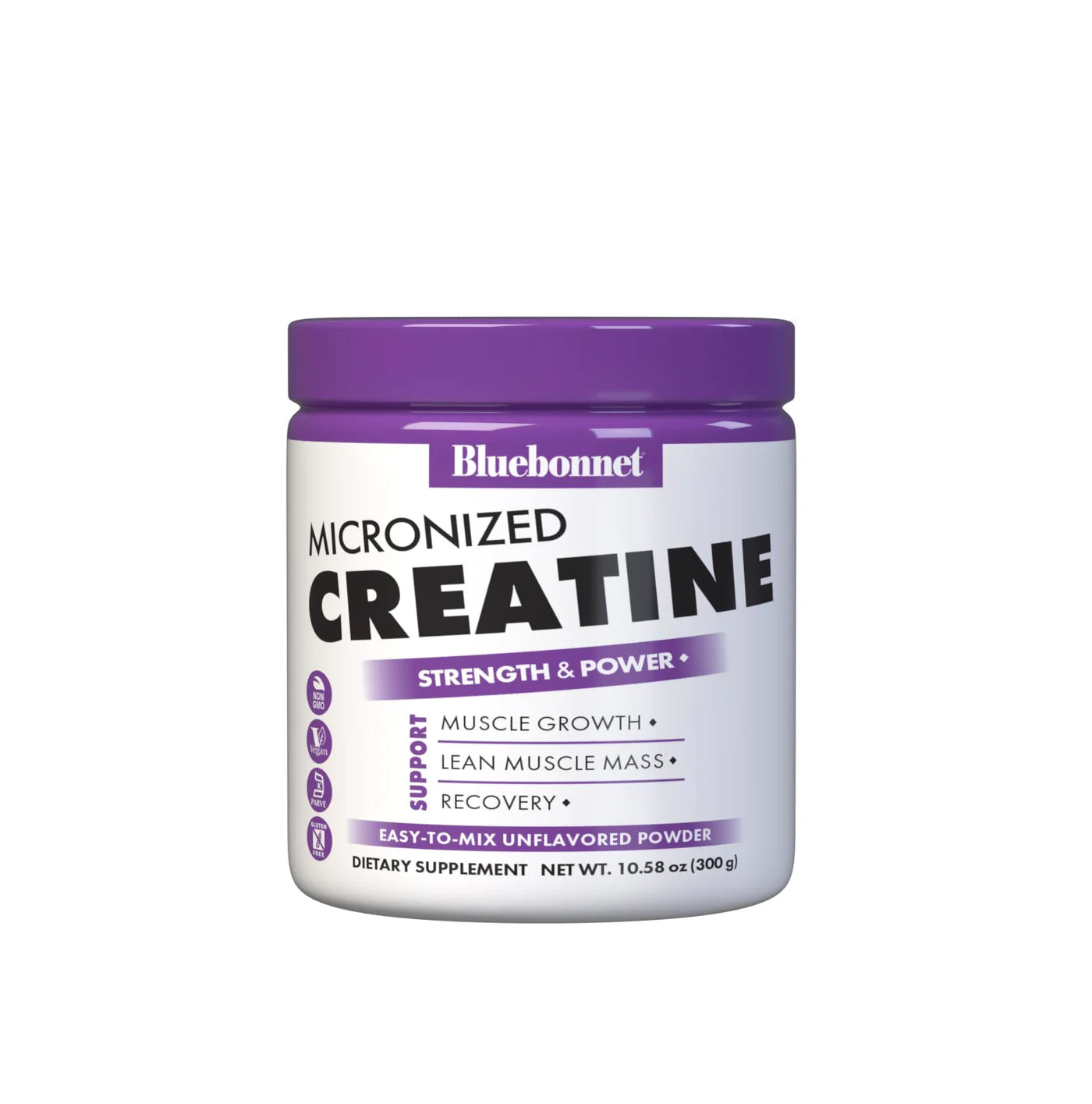 Micronized Creatine Powder - Bluebonnet - 10.58 oz 