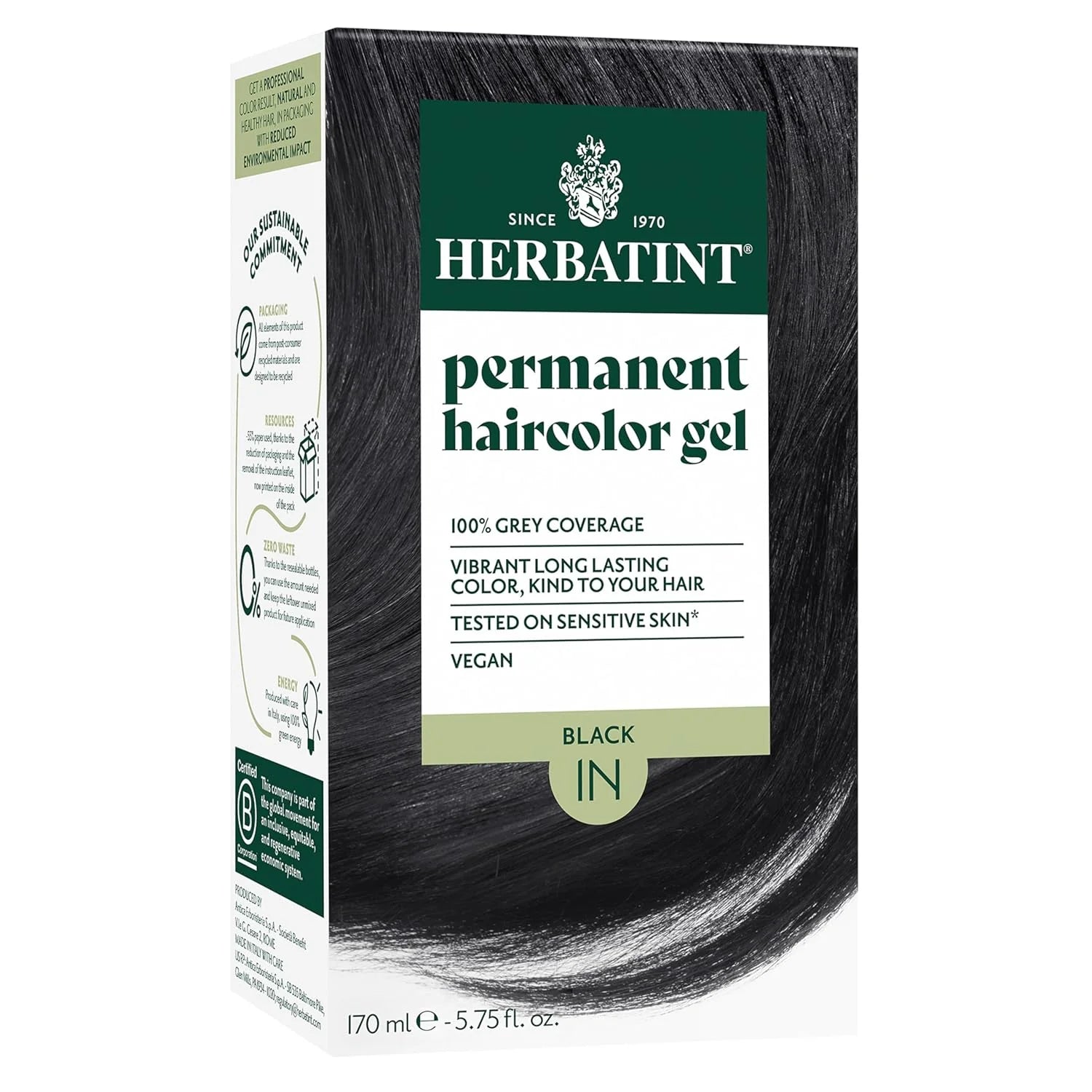 Herbatint Permanent Black (1N)