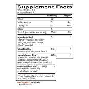 Organic Greens™ Powder - Natural Flavor