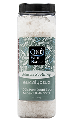 Bath Salts Muscle Soothing Eucalyptus- Ine With Nature- 32oz