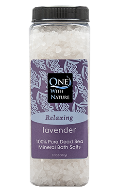 Bath Salts Relaxing Lavender- One With Nature- 32oz