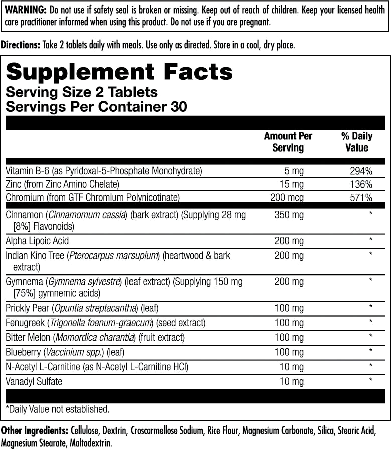 Blood Sugar Defense™ - KAL - 60 tablets
