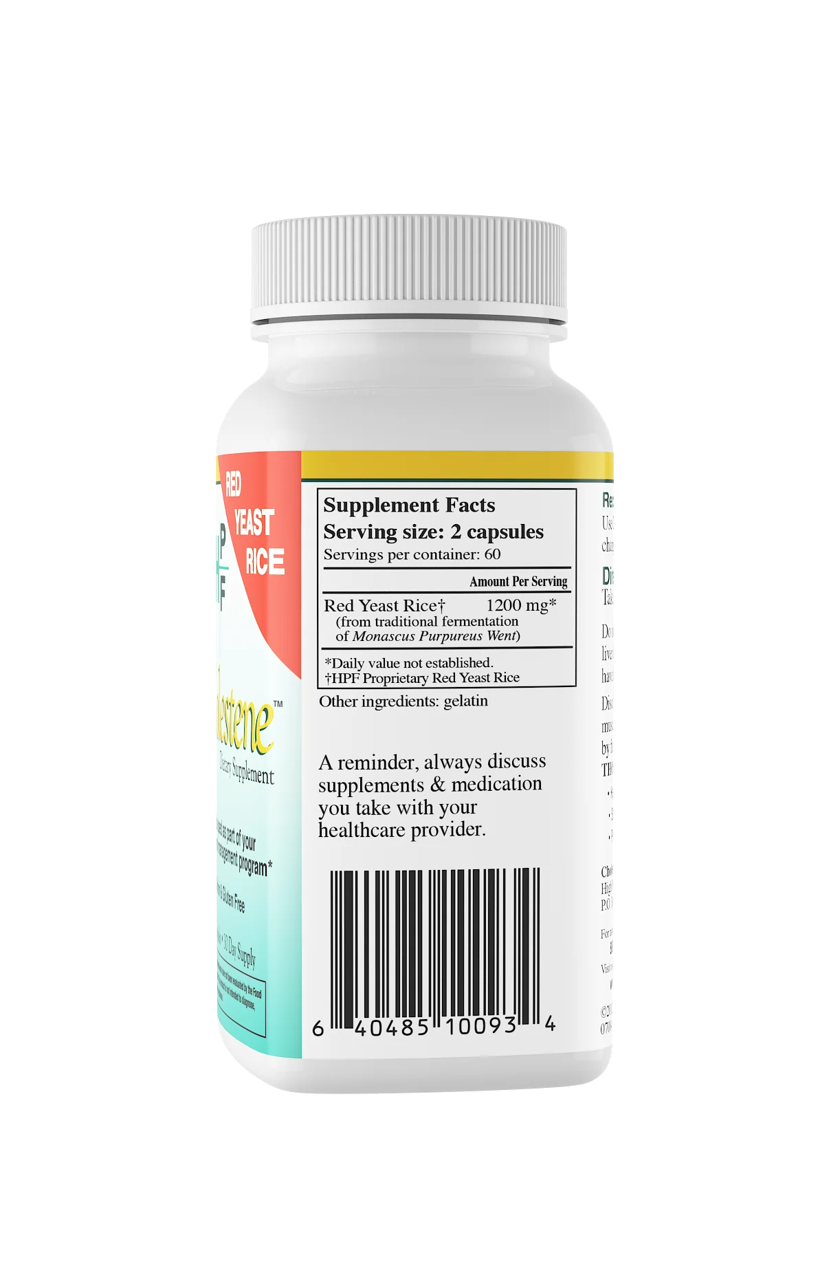 Healthy Origins HPF Cholestene 600mg