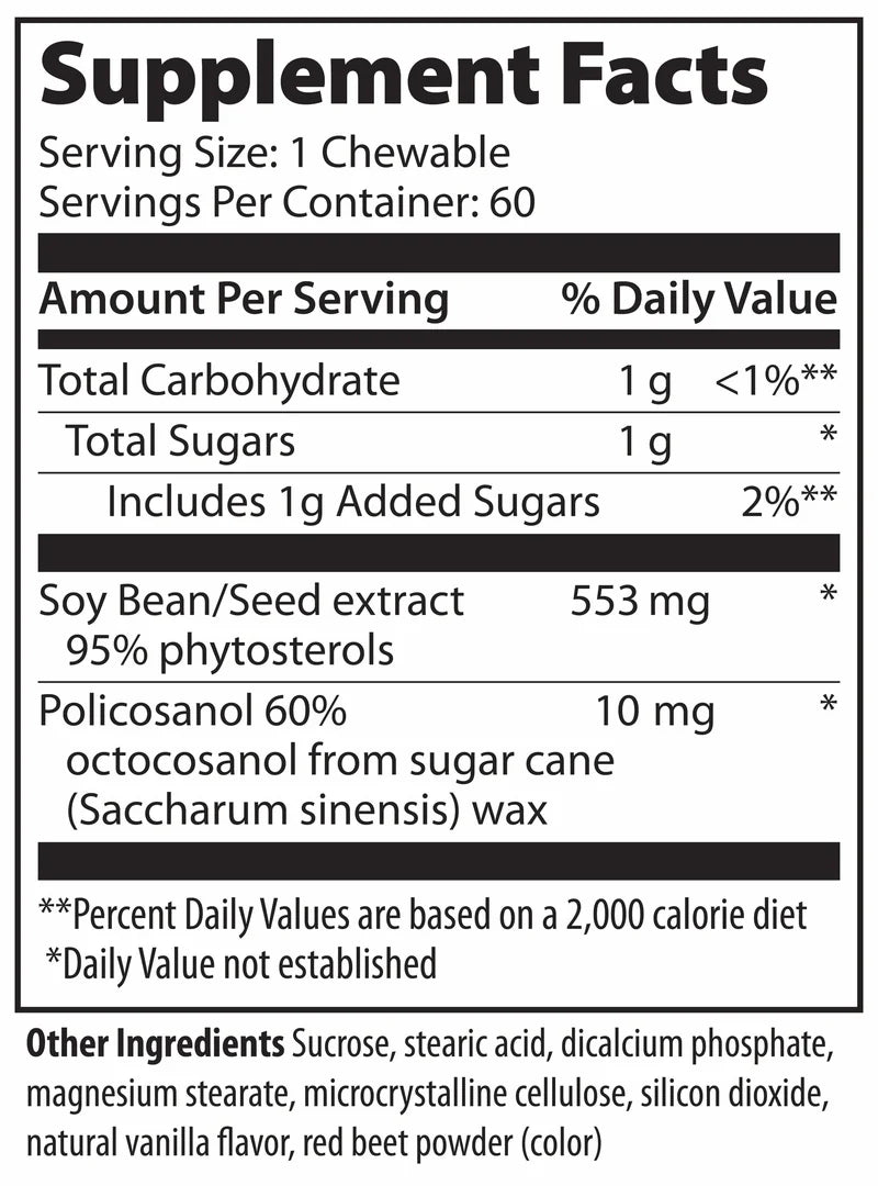 Cholesterol Vibrance - Vibrant Health - 60 chewable tablets