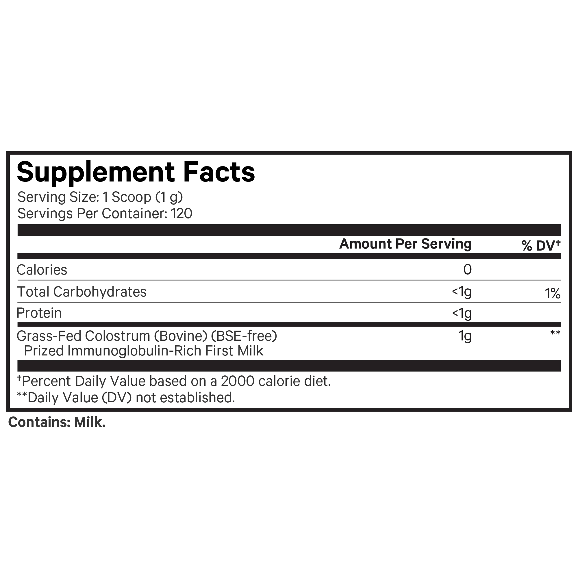 Colostrum Powder - Codeage - 4.3 oz (120 g)