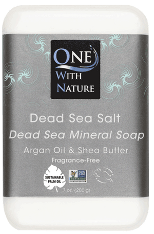 Soap Bar Dead Sea Salt- One With Nature- 7oz