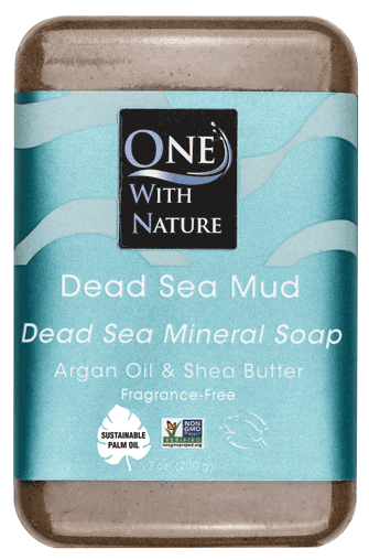Soap Bar Dead Sea Mud- One With Nature- 7oz