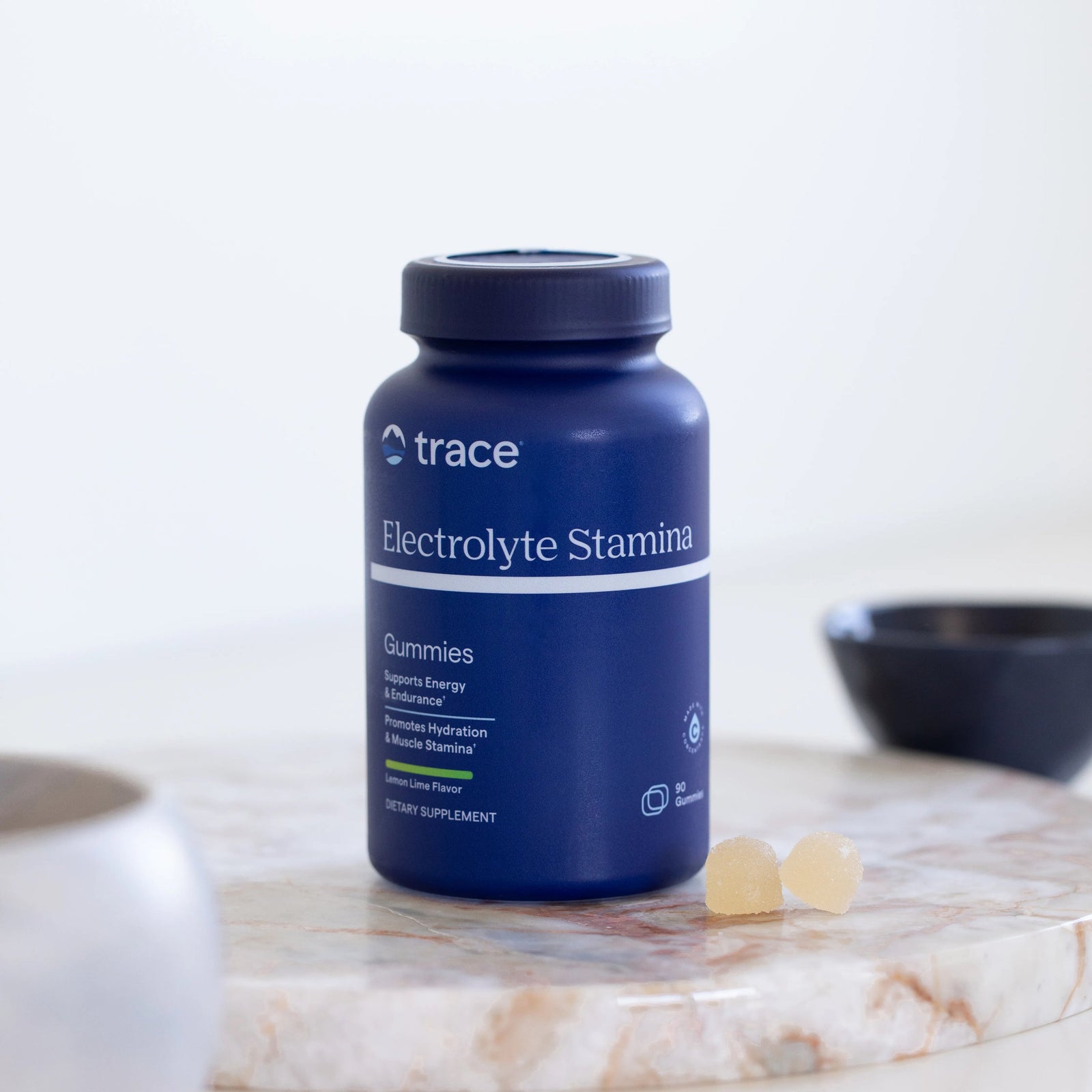 Trace Electrolyte Stamina Gummies Lemon Lime - 90 gummies