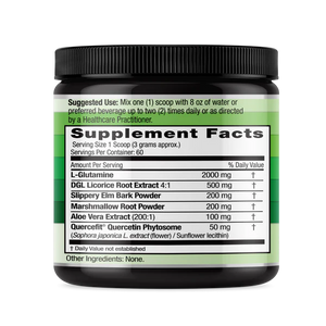 Leaky Gut Health - Emerald Labs - supplement facts