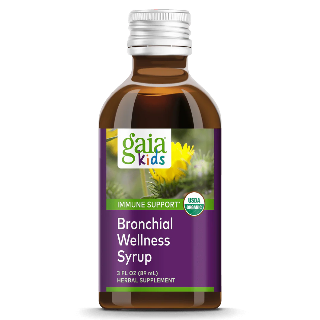 Bronchial Wellness For Kids - Gaia Herbs - 3 fl oz