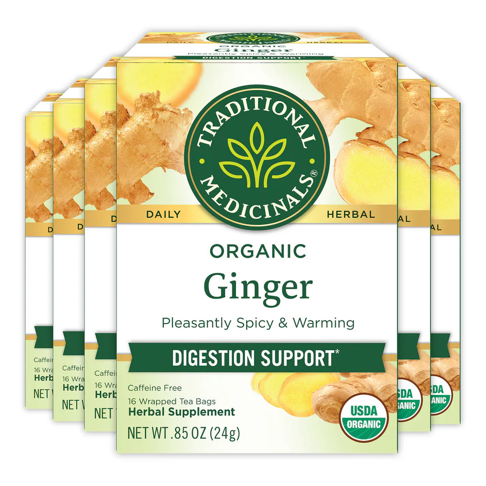Ginger Tea - Traditional Medicinals - 16 bags