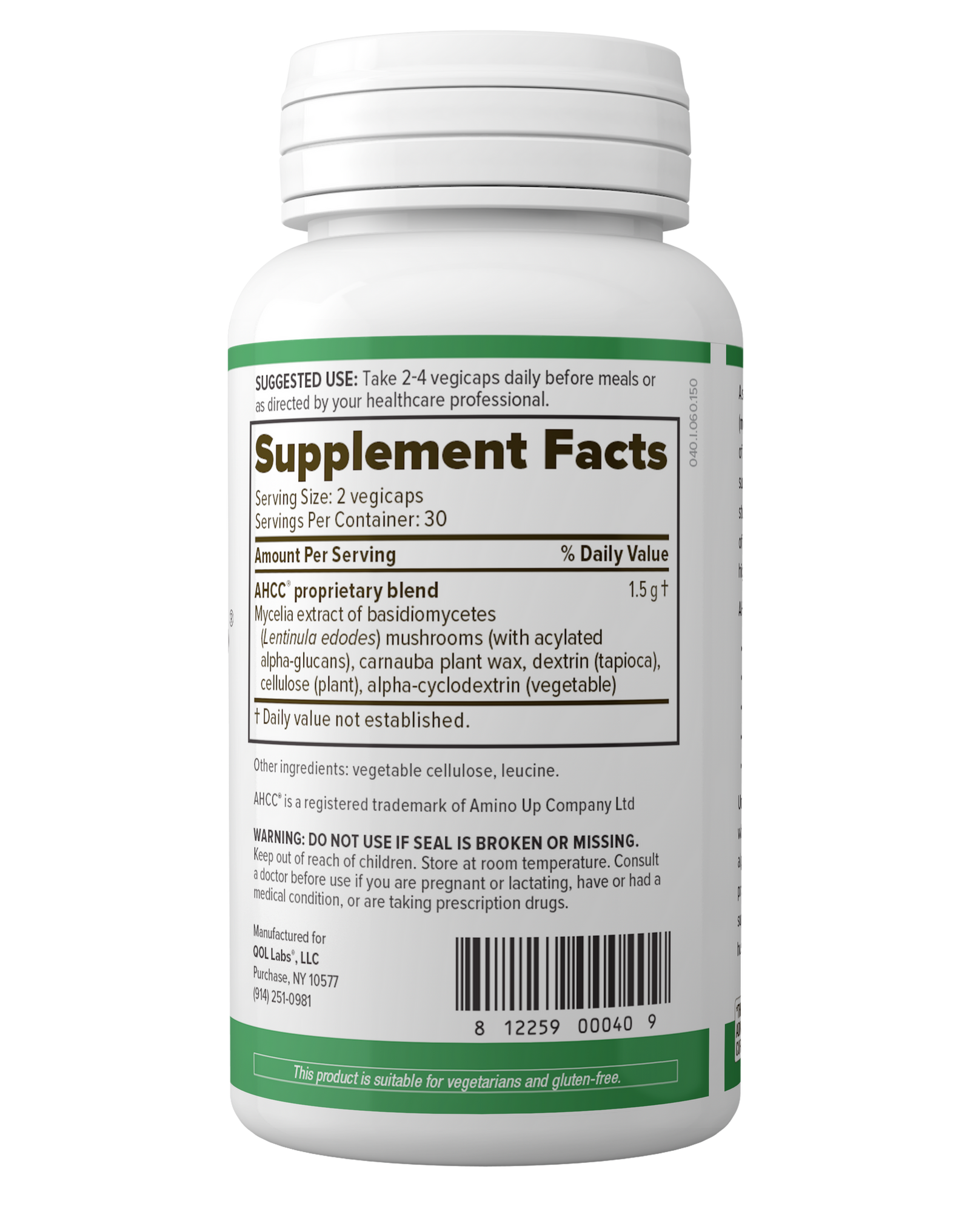 ImmunoKinoko 750 - QOL Labs - 60 capsules