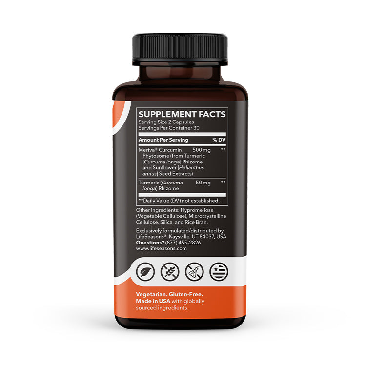 Curcumin Phytosome 500mg- Life Season- 60 capsules