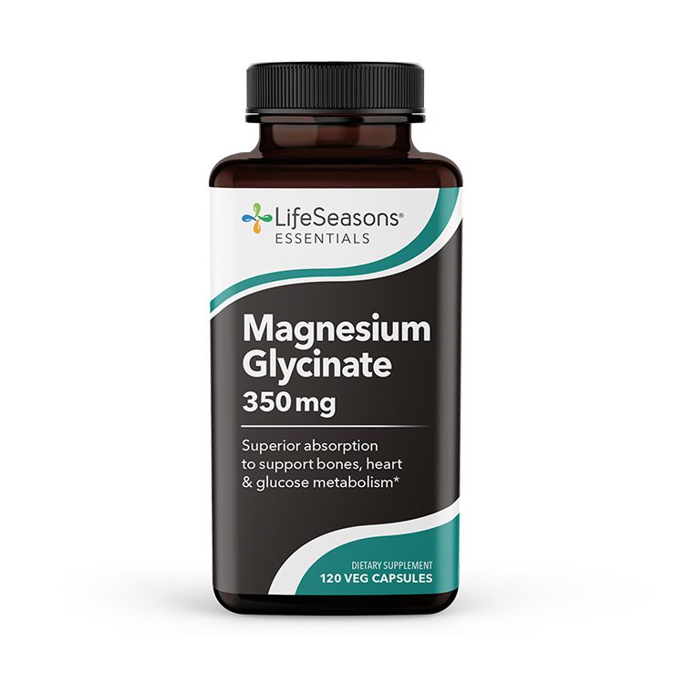 Magnesium Glycinate- Life Seasons- 120 capsules