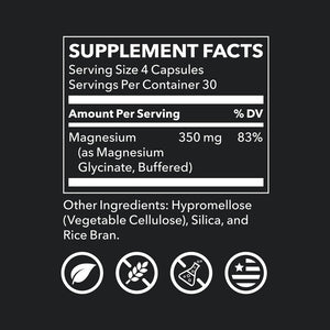 Magnesium Glycinate- Life Seasons- 120 capsules