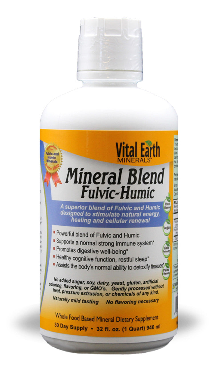 Mineral Blend Fulvic-Humic - Vital Earth Minerals - 32 fl oz