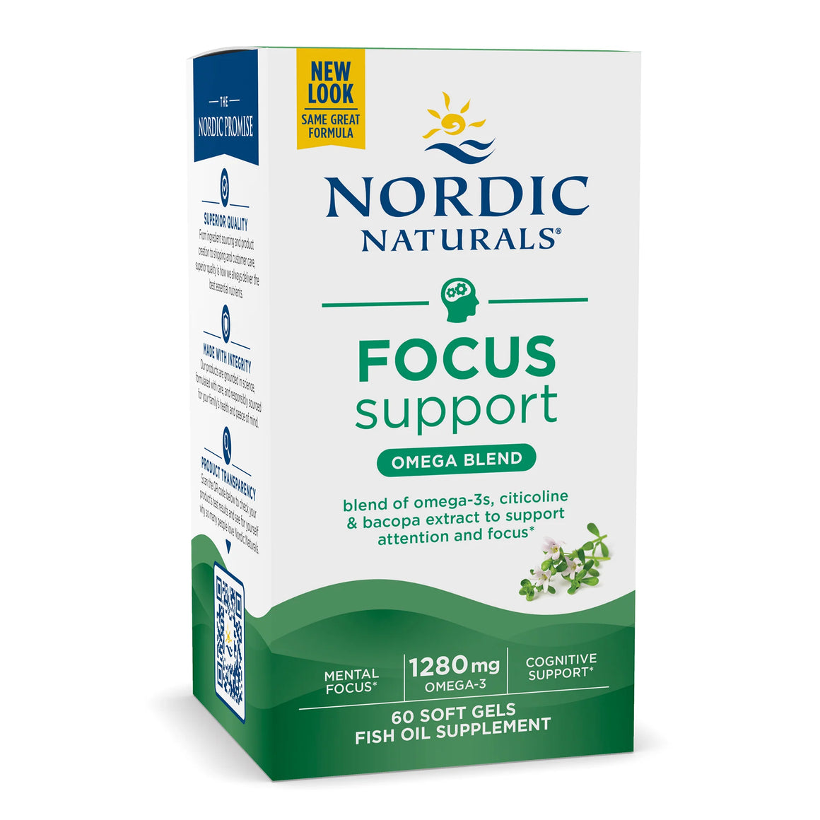 Omega Focus - Nordic Naturals - 60 softgels