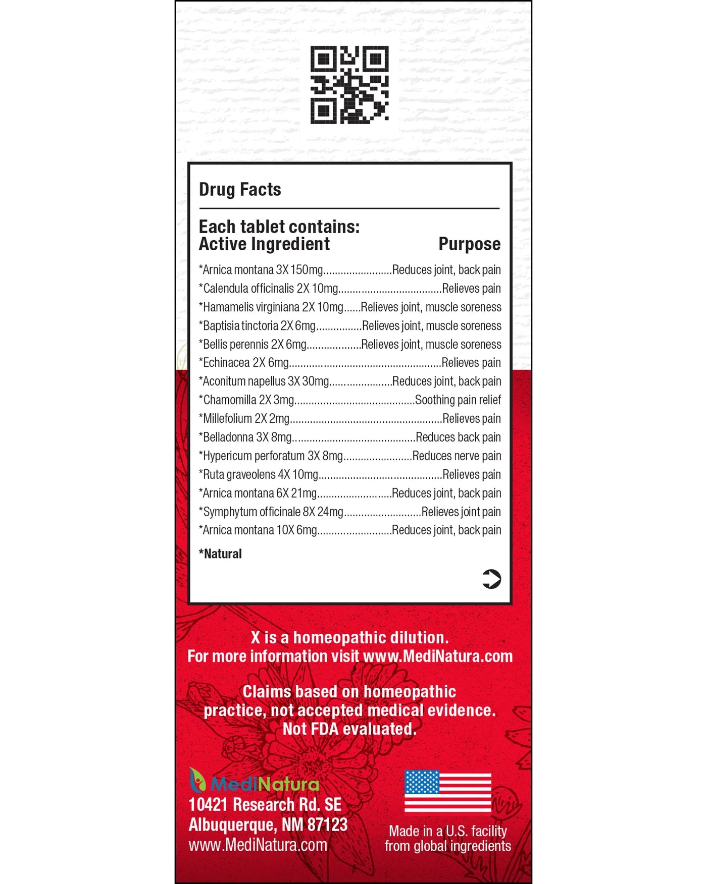 T-Relief Arnica +12 - MediNatura