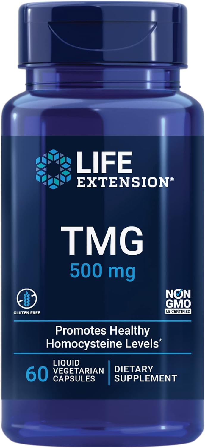 TMG 500 mg - Life Extension - 60 capsules